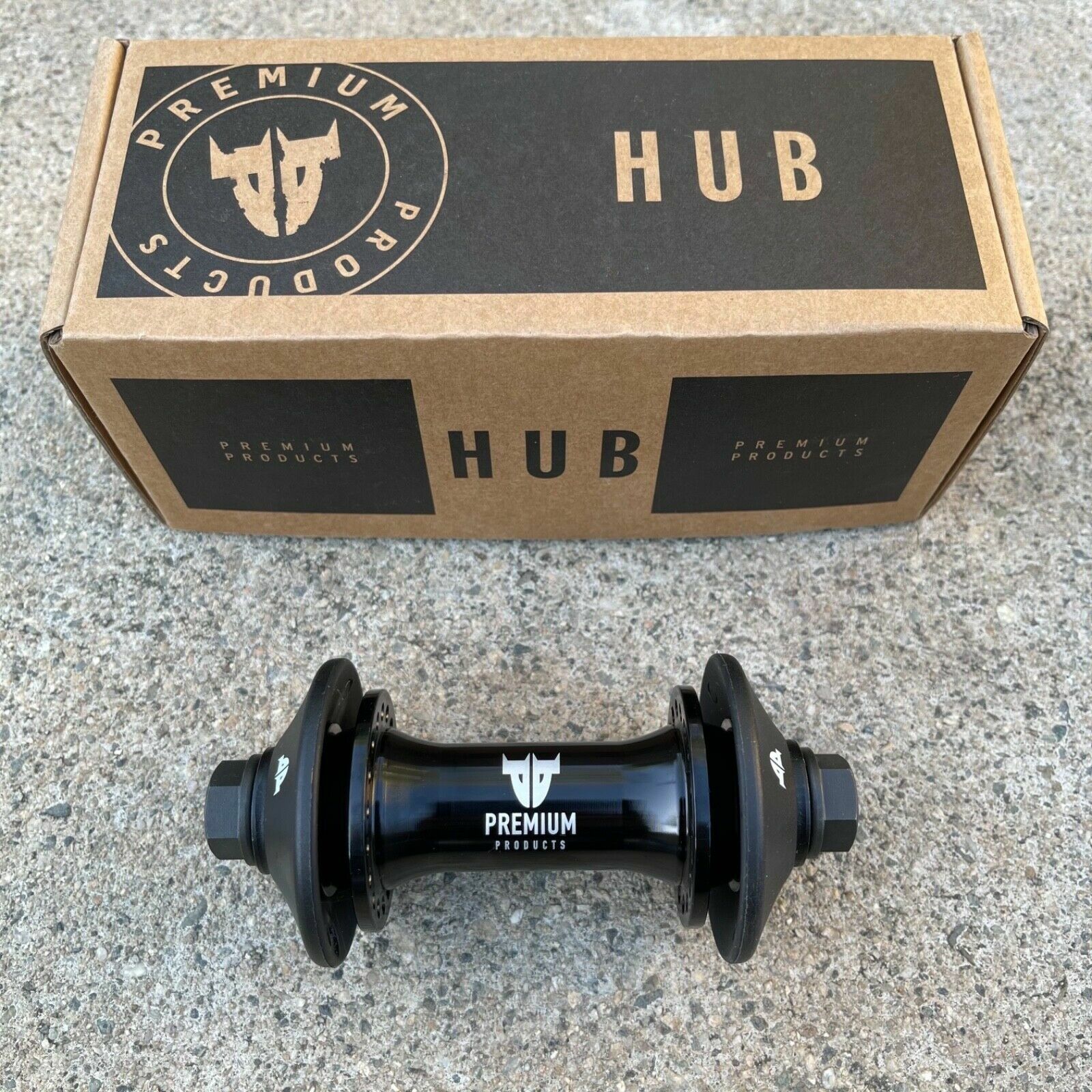 PREMIUM TEAM FRONT 3/8 HUB 36H BLACK BMX BIKE HUBS FIT CULT SHADOW KINK SUNDAY