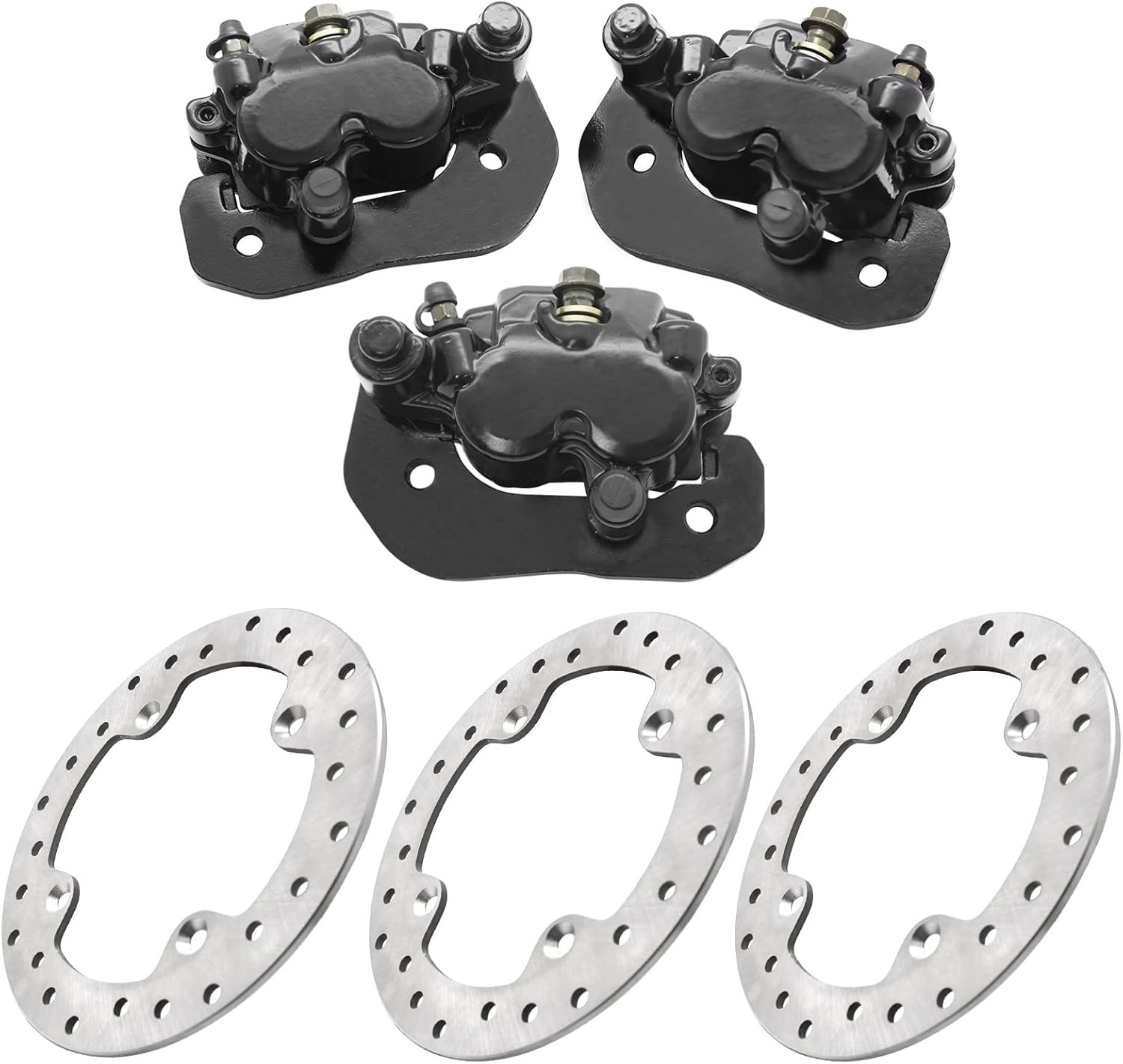 Front Left Right & Rear Brake Calipers for Can Am Outlander Renegade 1000 850 80