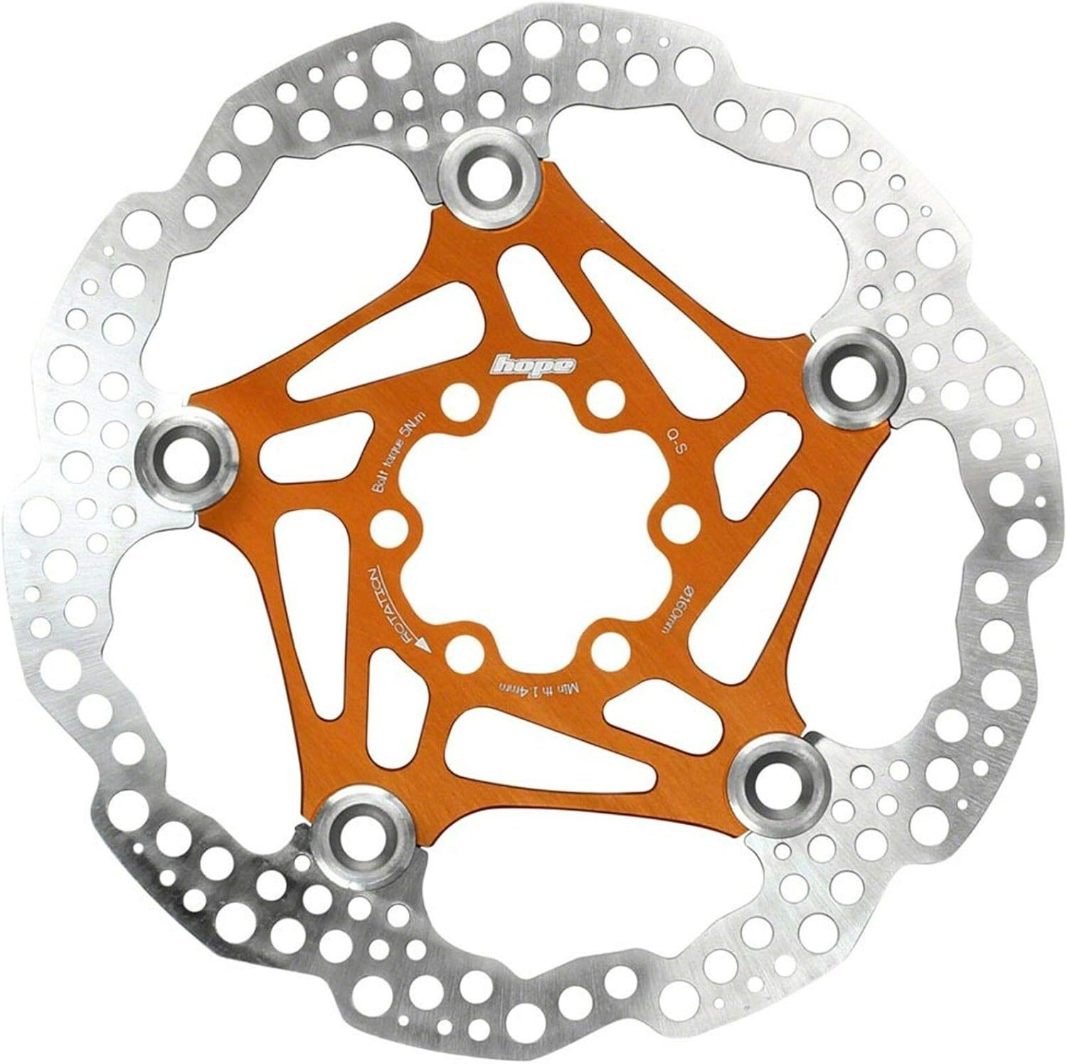 Floating Disc Rotor Orange, 160Mm