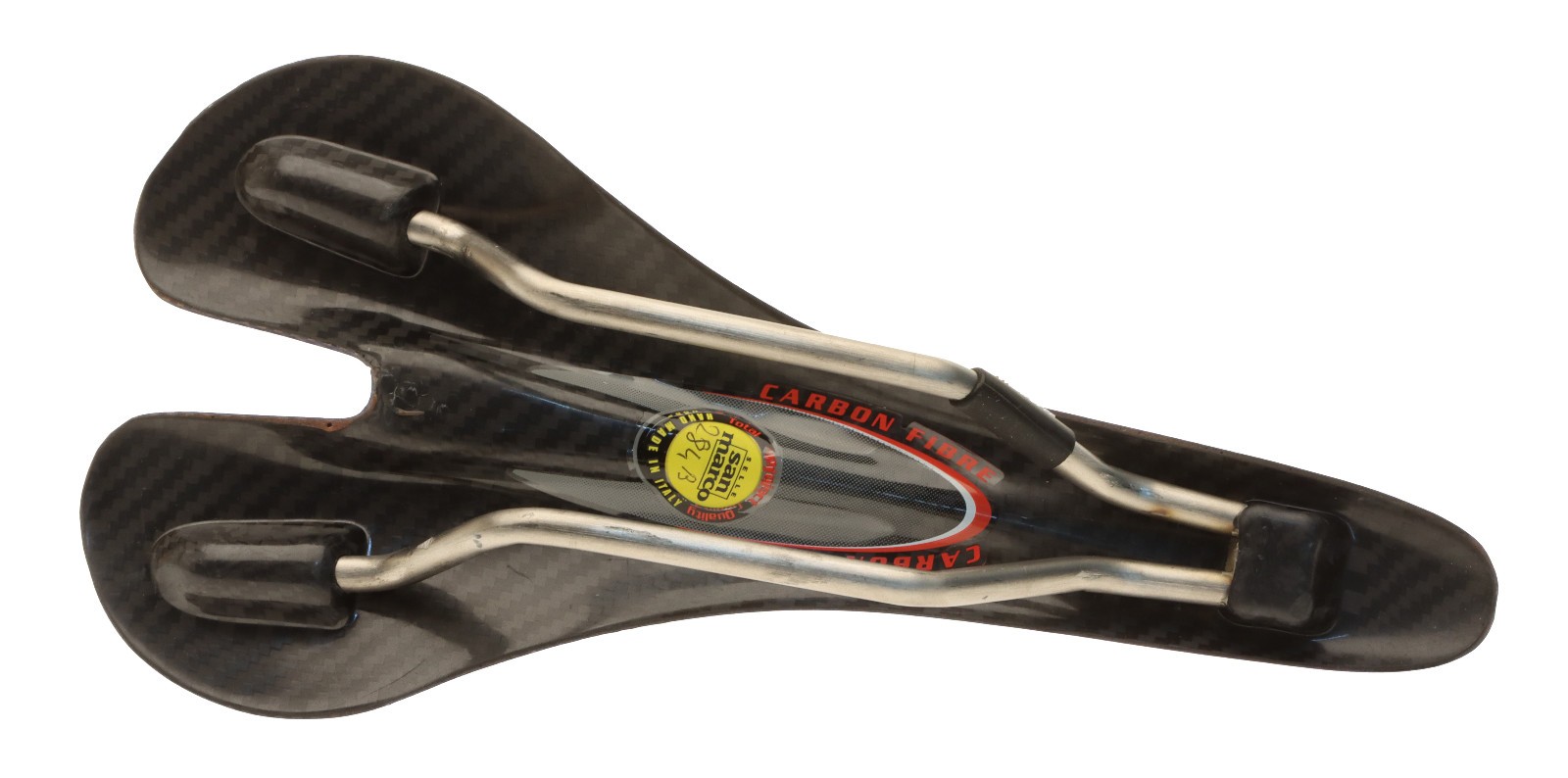 Selle San Marco Aspide Saddle Carbon Fiber Body Titanium Rails Blue NIB NOS NEW
