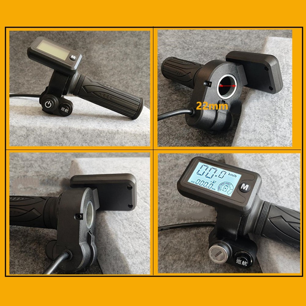 Button Start Electric Vehicle Throttle 3 Speed Gear Switching M Button Control