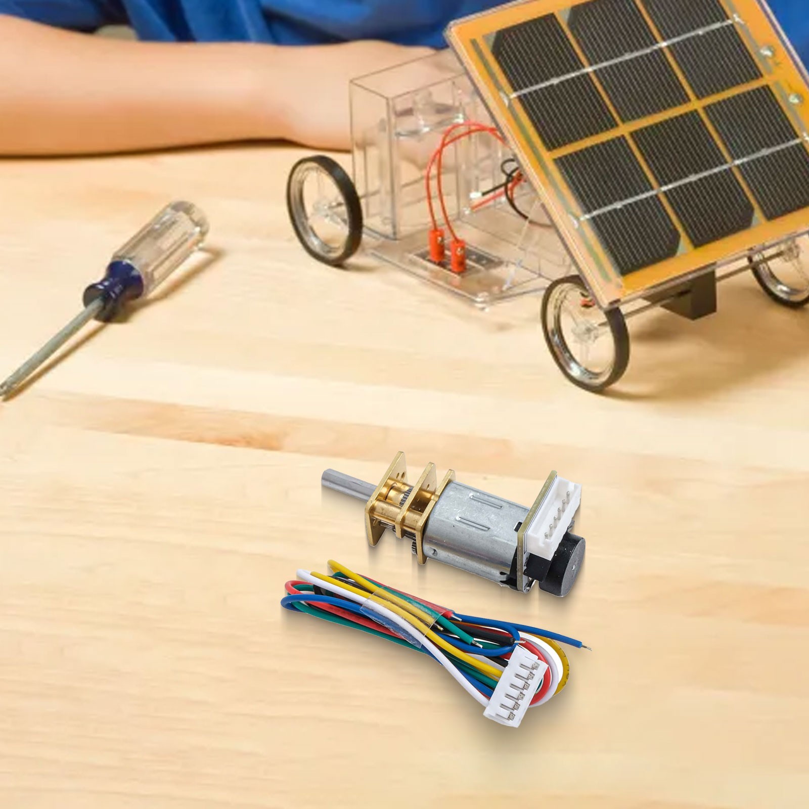 Encoder Equipped Metal Gear Motor for GA12 For N20 for DIY Applications