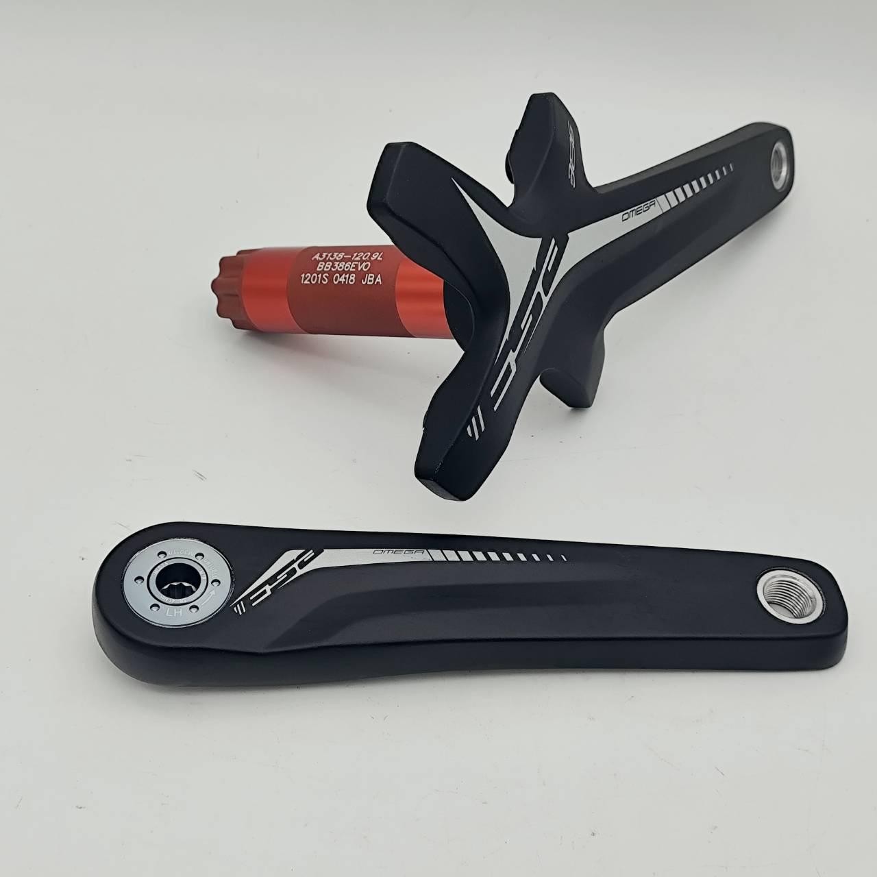 FSA Omega Adventure Crankset BB 386Evo Crank Arms 172.5mm 120/90mm BCD