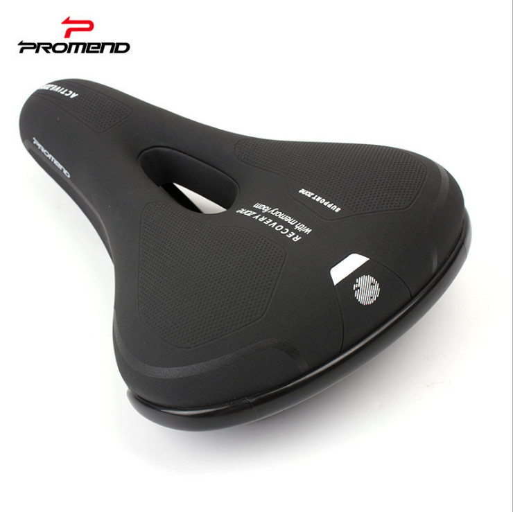 Promend Bicycle MTB Bike Seat Saddle Cushion Pad Thicken Wide PU EVA Foam Saddle