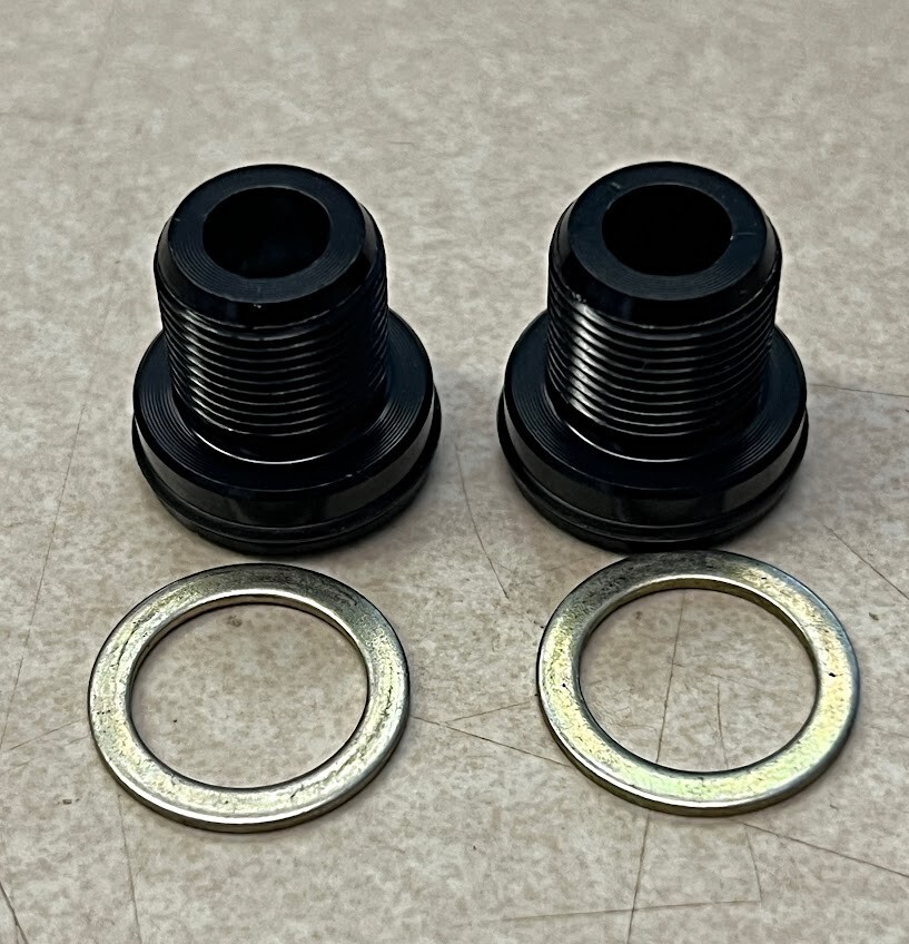 FSA ISIS Drive Crank Bolts M15 Alloy Black For Crankset Bottom Bracket NEW