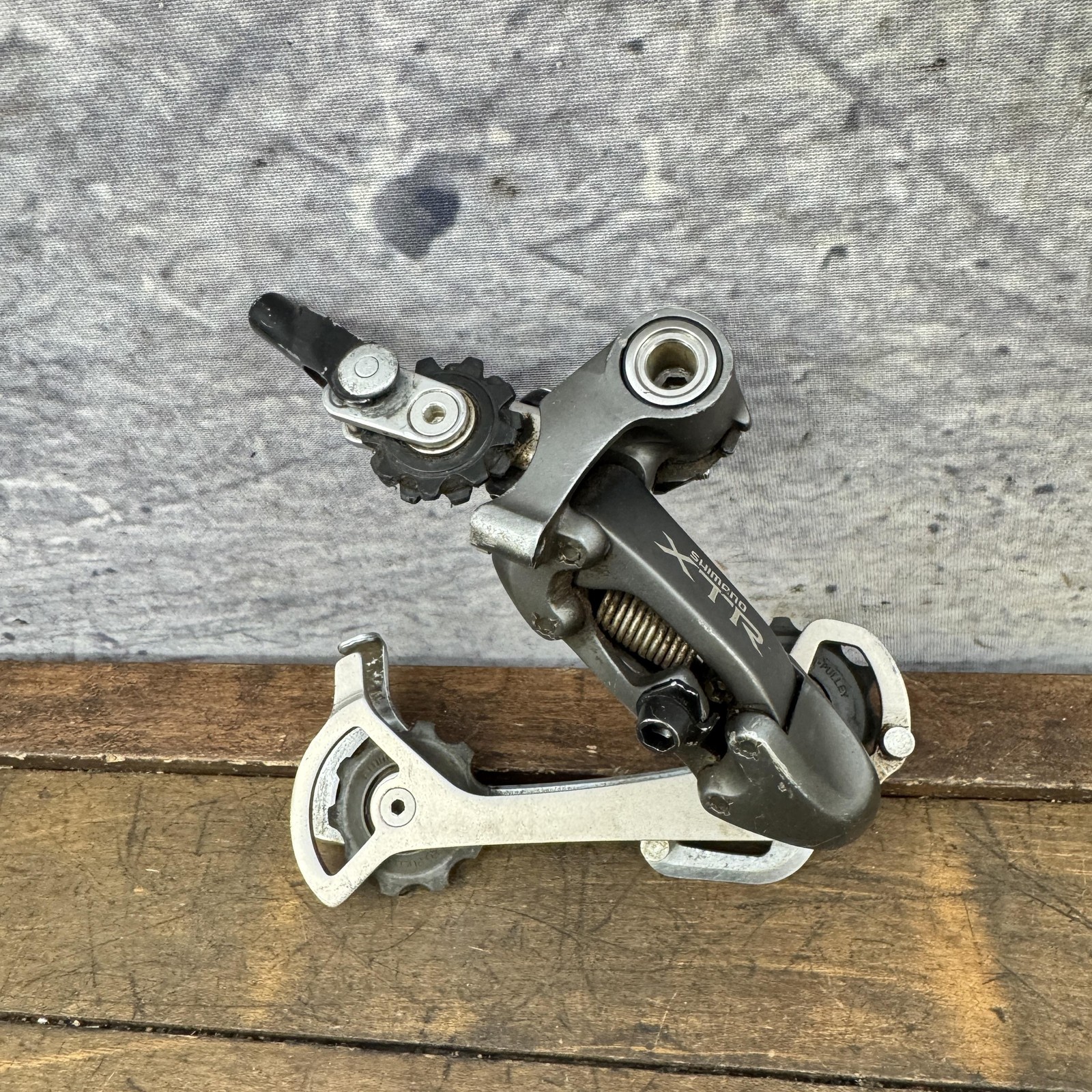 Vintage Shimano XTR RD-M951 Rapid Rise Rear Derailleur Long Cage 8 Speed MTB