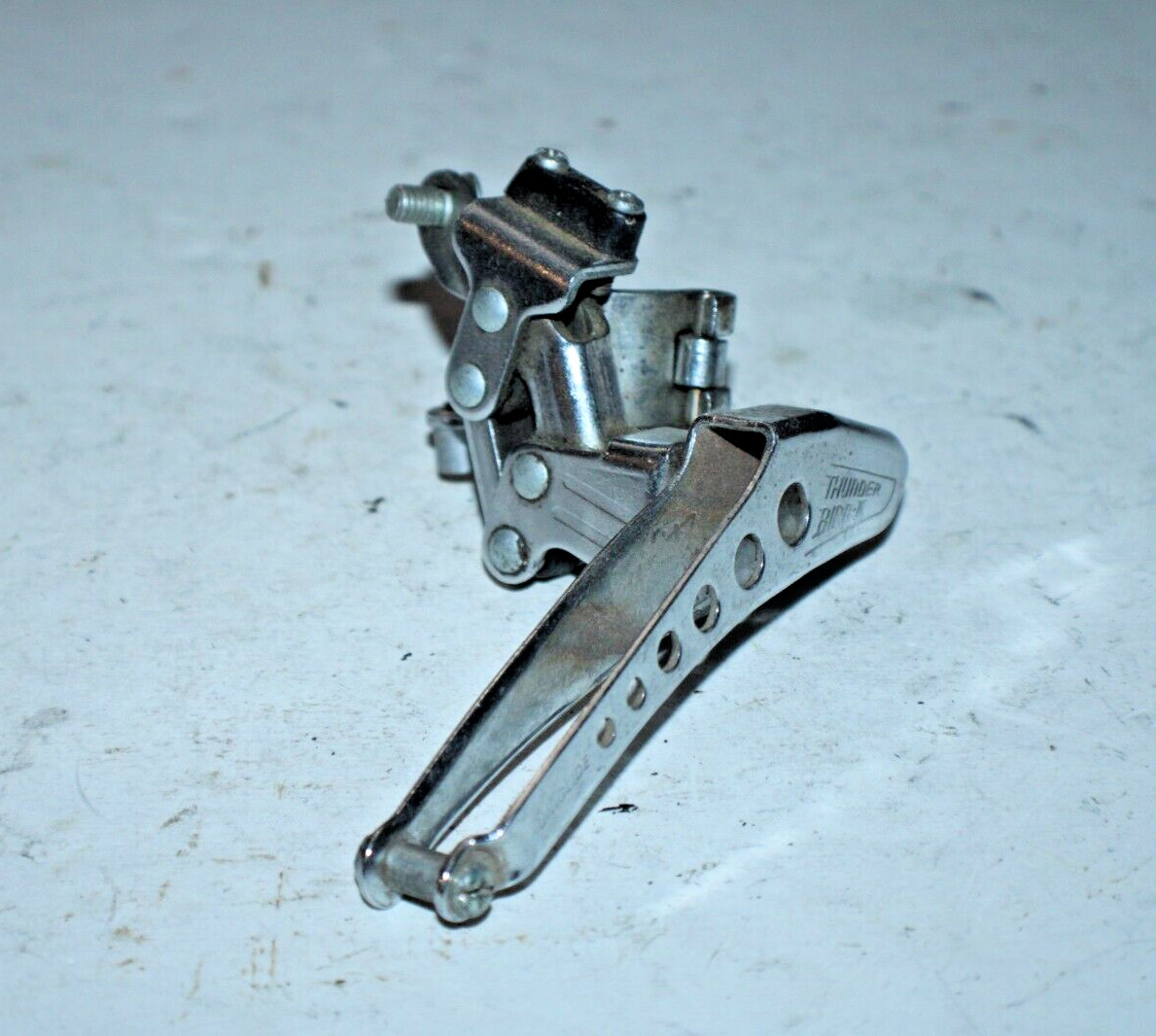 Shimano Thunder Bird II Vintage Double Front Derailleur 25.4mm Silver Ships USA!