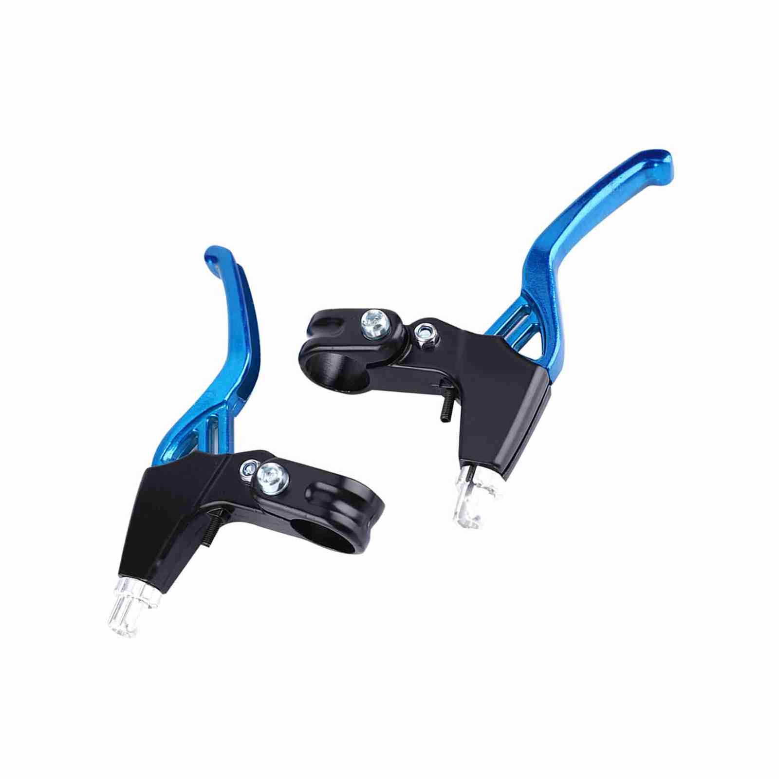 (Blue) 1Pair Alloy Brake Levers Lightweight Durable For Mountain Bikes Excellent