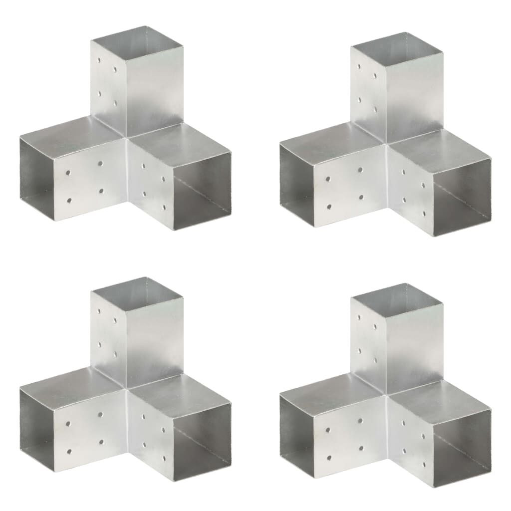 Pfostenverbinder Y-Form Verzinktes Metall 71 X 71 Mm