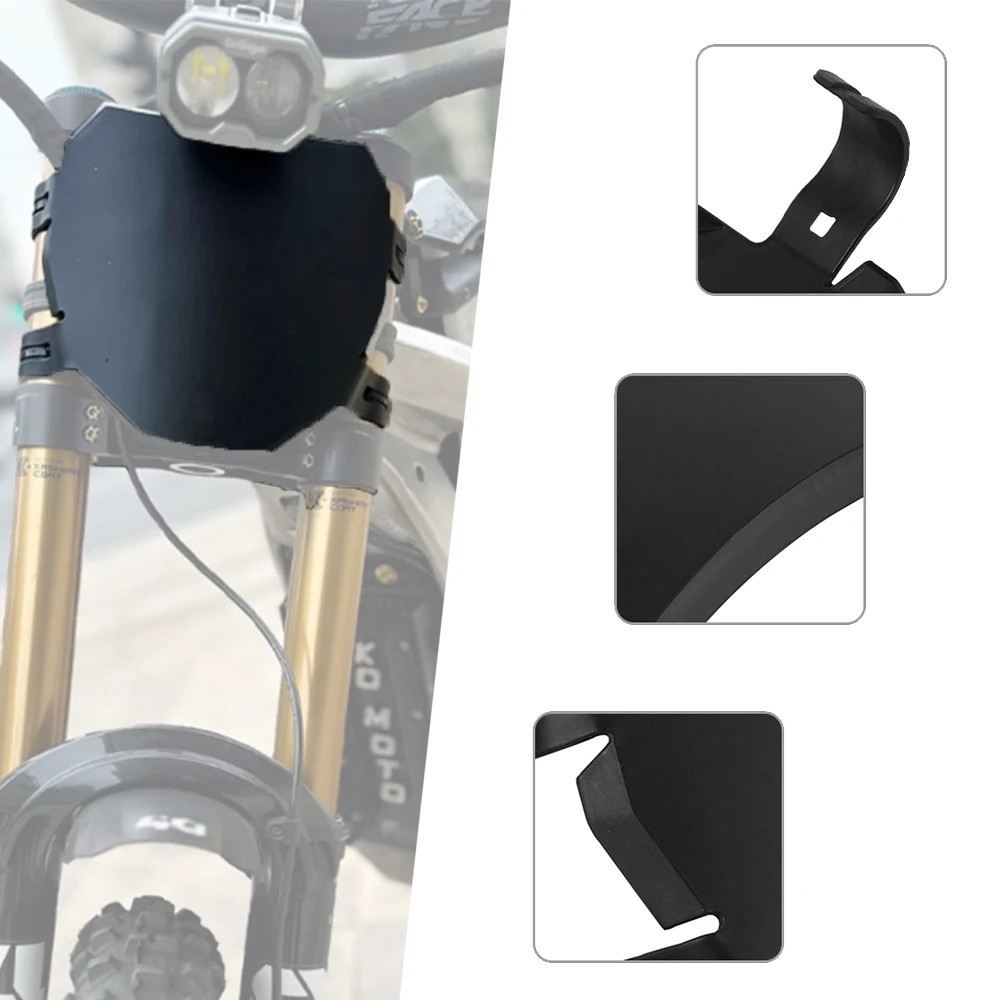 ODI Black Number Plate With Zip Ties For Downhill MTB’s EBikes Surrons
