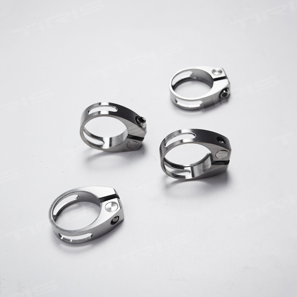 TIRIS Titanium Bicycle Seatpost Clamp Bike Seat Tube Collar clip 31.8/34.9
