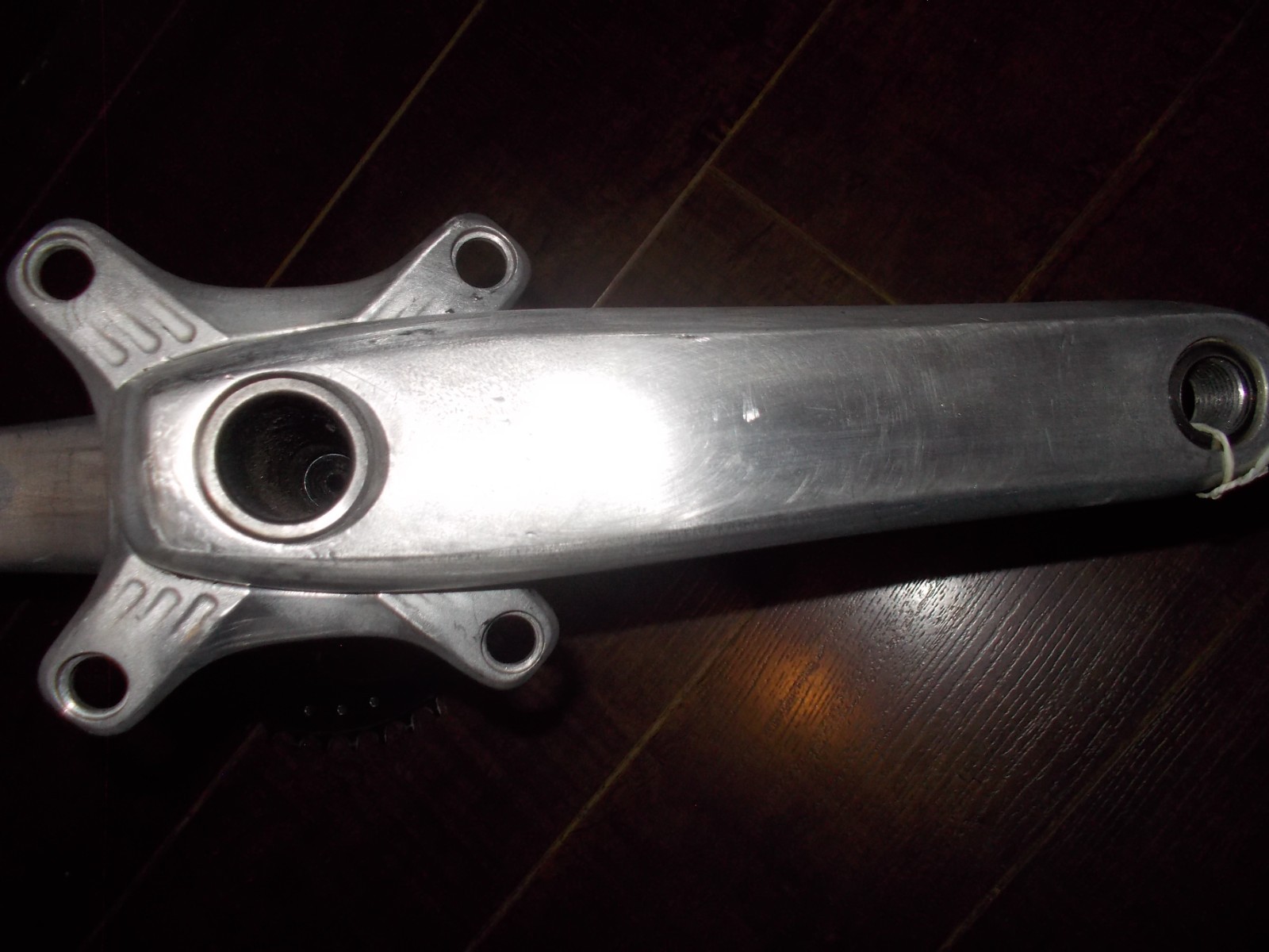 SINZ XXX BMX Race Hollow crankset 165mm & Tangent 44 tooth black chainring & BB