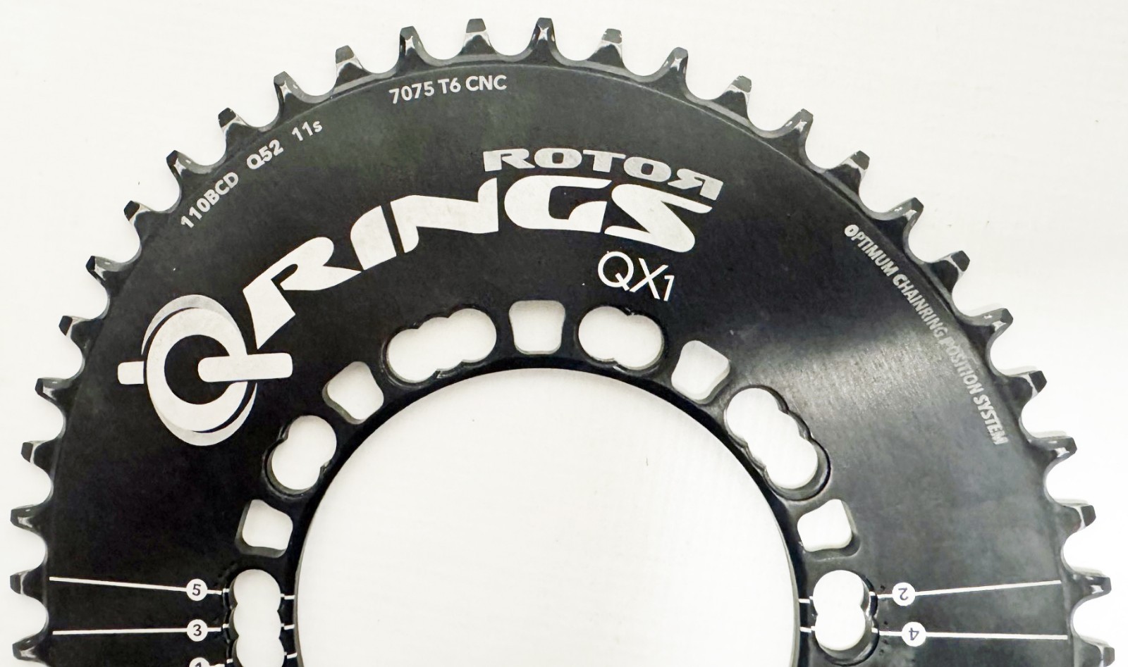 Rotor Q-Rings 5 x 110 bcd Q52 Tooth for 11 speed Chainring – Used
