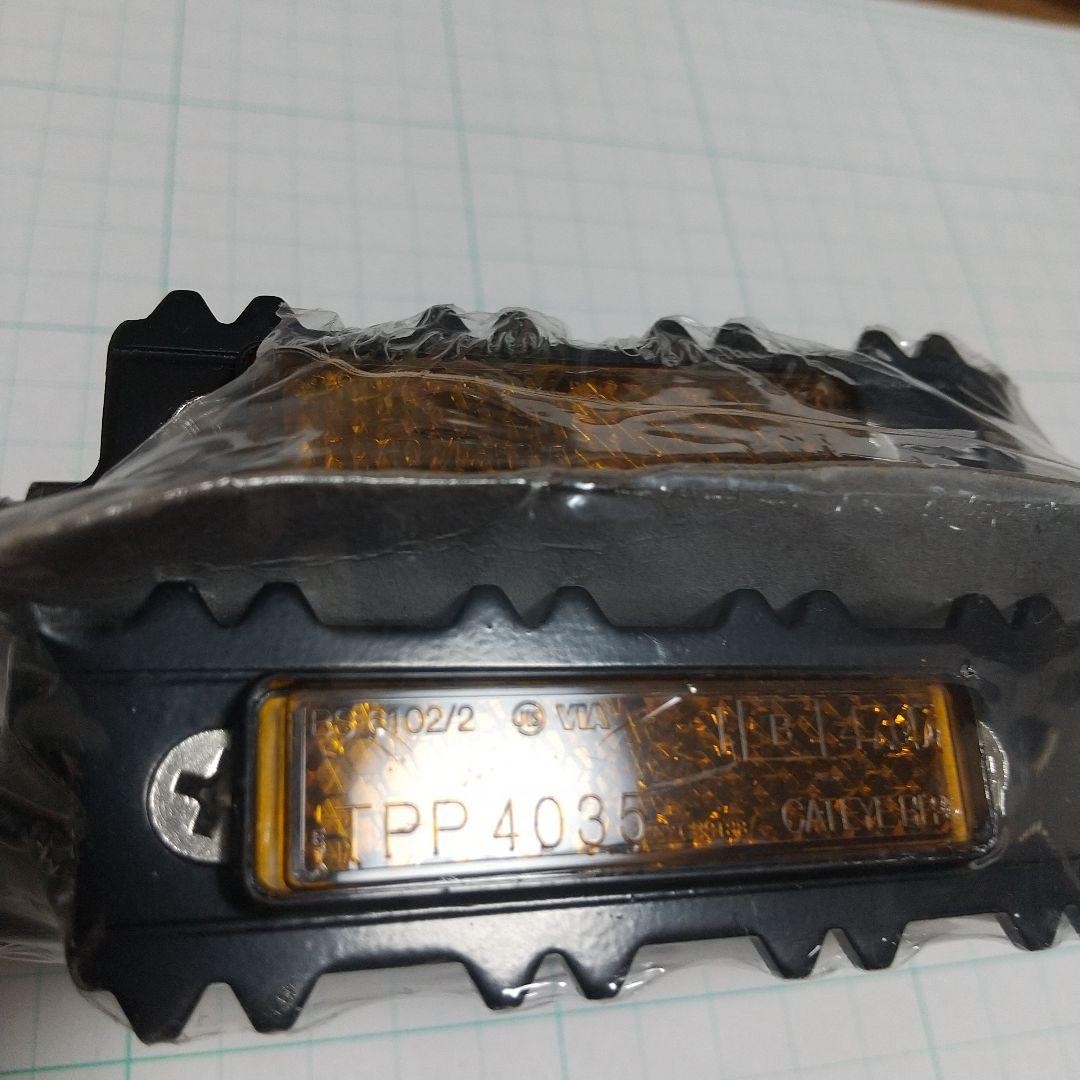 CAT EYE TPP 4035 Black Bicycle Pedals with Reflector New Condition