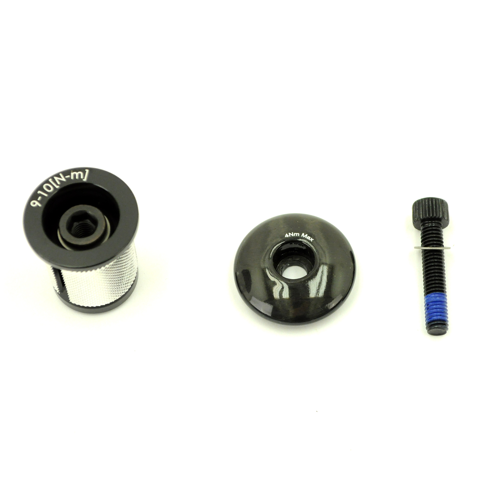 GWH Industries 1-1/8″ Headset Expansion Bolt / Plug & Top Cap Carbon