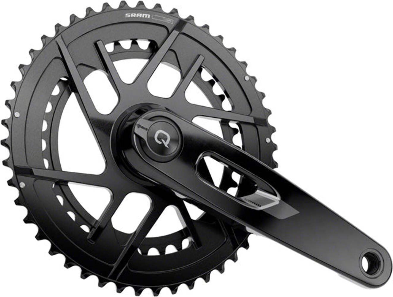 SRAM Rival AXS Power Meter Crankset – 12-Speed, 8-Bolt Direct Mount, DUB PM Spin