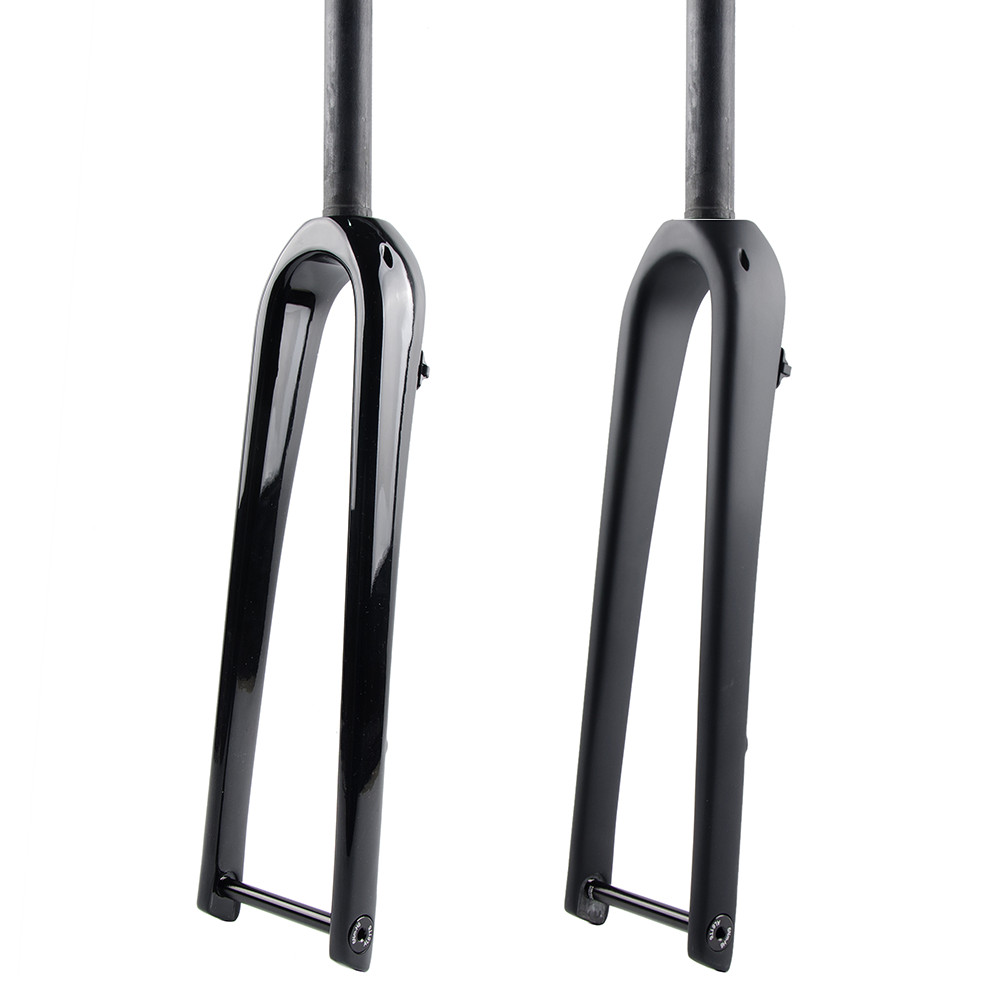 1 1/8 carbon fiber bicycle road bike gravel fork 700C 42C Disc 12mm thru-axle