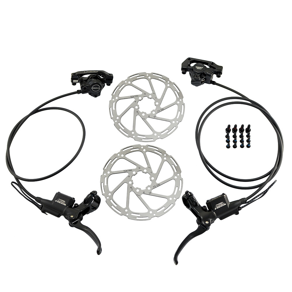 TEKTRO HD-E500 AURIGA E-Bike Disc Brake Dual Piston Caliper w/ Sensor Control