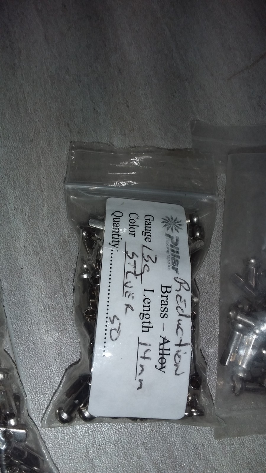 Bicycle Spokes 13Ga Assorted Steel Chrome with Nipples Various Sizes