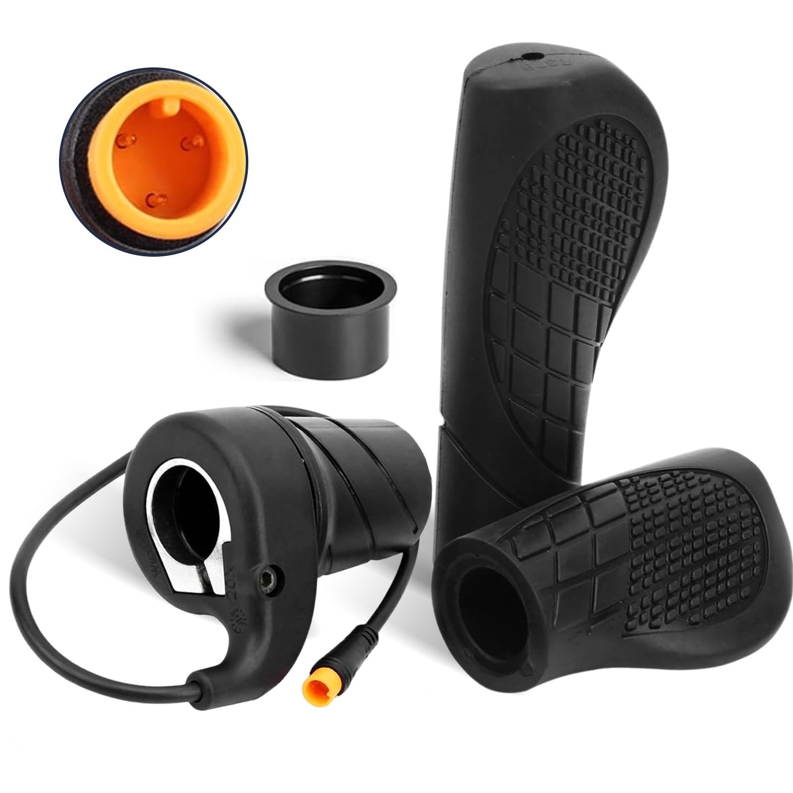 Half Twist Throttle Grip for Electric Bicycle – Waterproof 12V/24V/36V/48V/60V/7