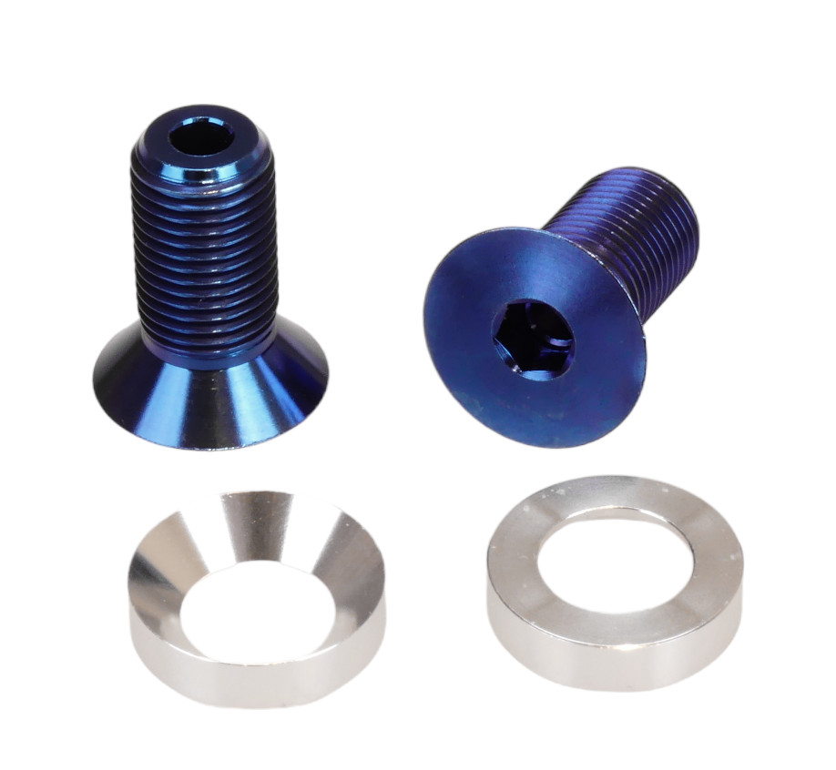 M12 X 1.25 X 25mm HOLLOW bicycle BMX crank bolts fits Profile 19mm GDH spindle
