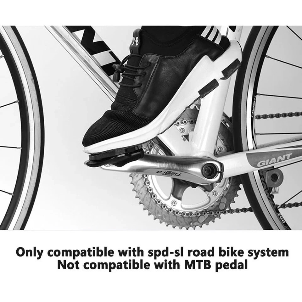 Universal Clipless Pedal Adapters for Shimano SPD-SL Road Bikes
