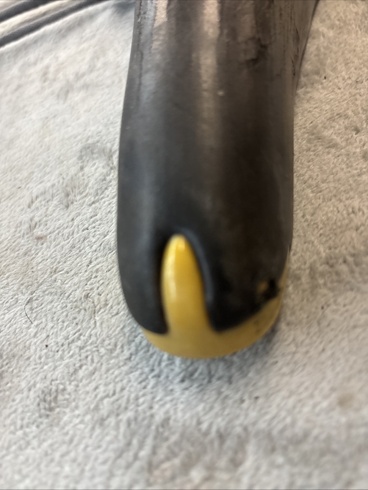 Selle Italia Turbo Matic Titanium Saddle Black Yellow Made in Italy Vintage Bike