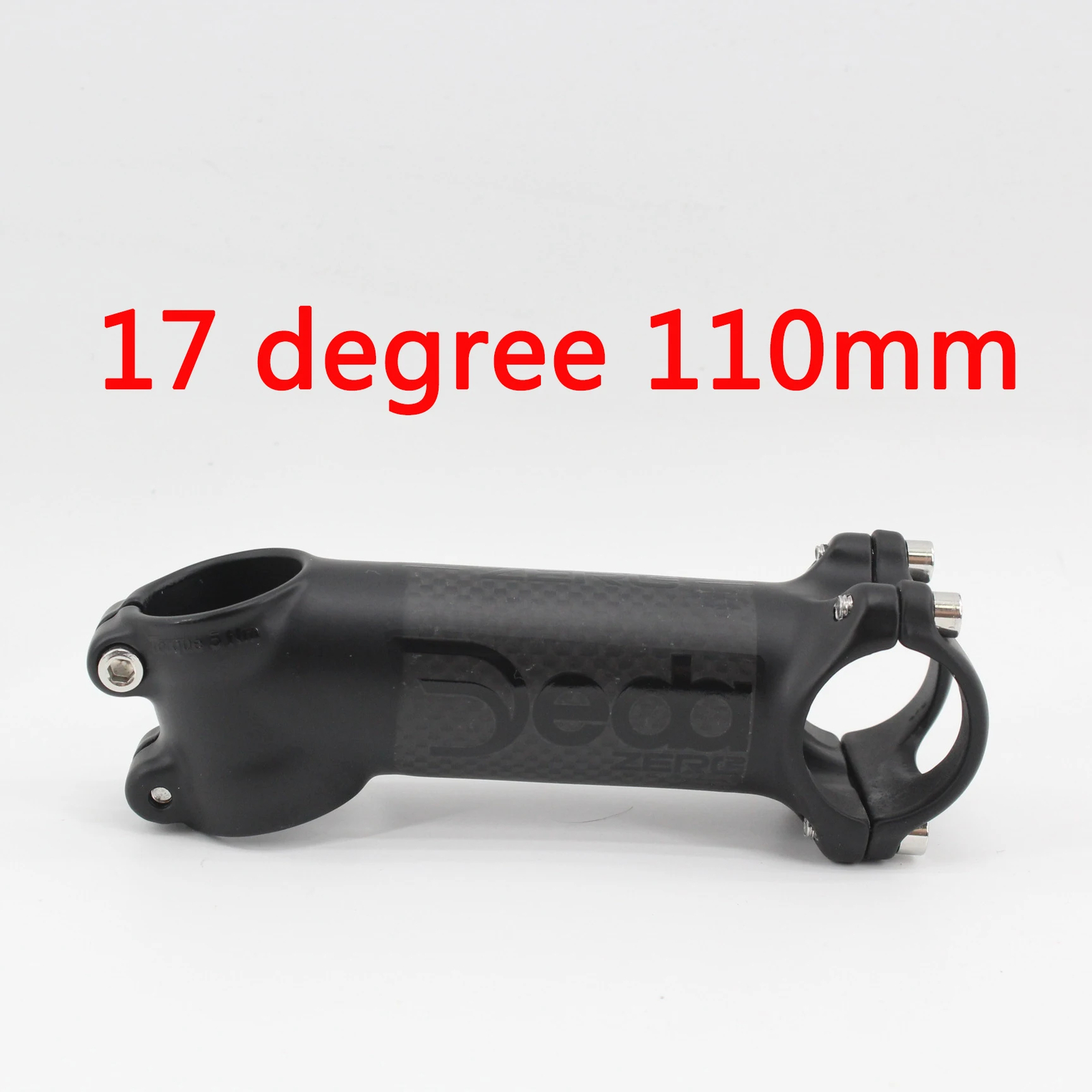 Carbon Road Bicycle Stem 31.8*60-120mm 6 17 Degrees Mountain Bike Stem
