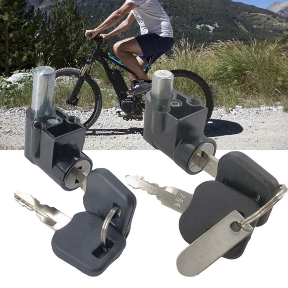 Bike Battery Lock For Ebike Battery Security Power Lock & Key Battery Case Lock