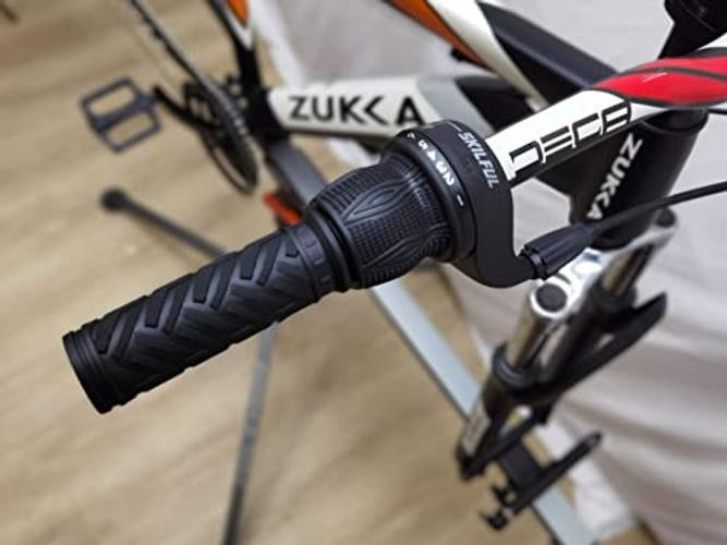 21-Speed Twist Shifter Lever – 3×7 Speed – Black – 3×7 Speed with Grips