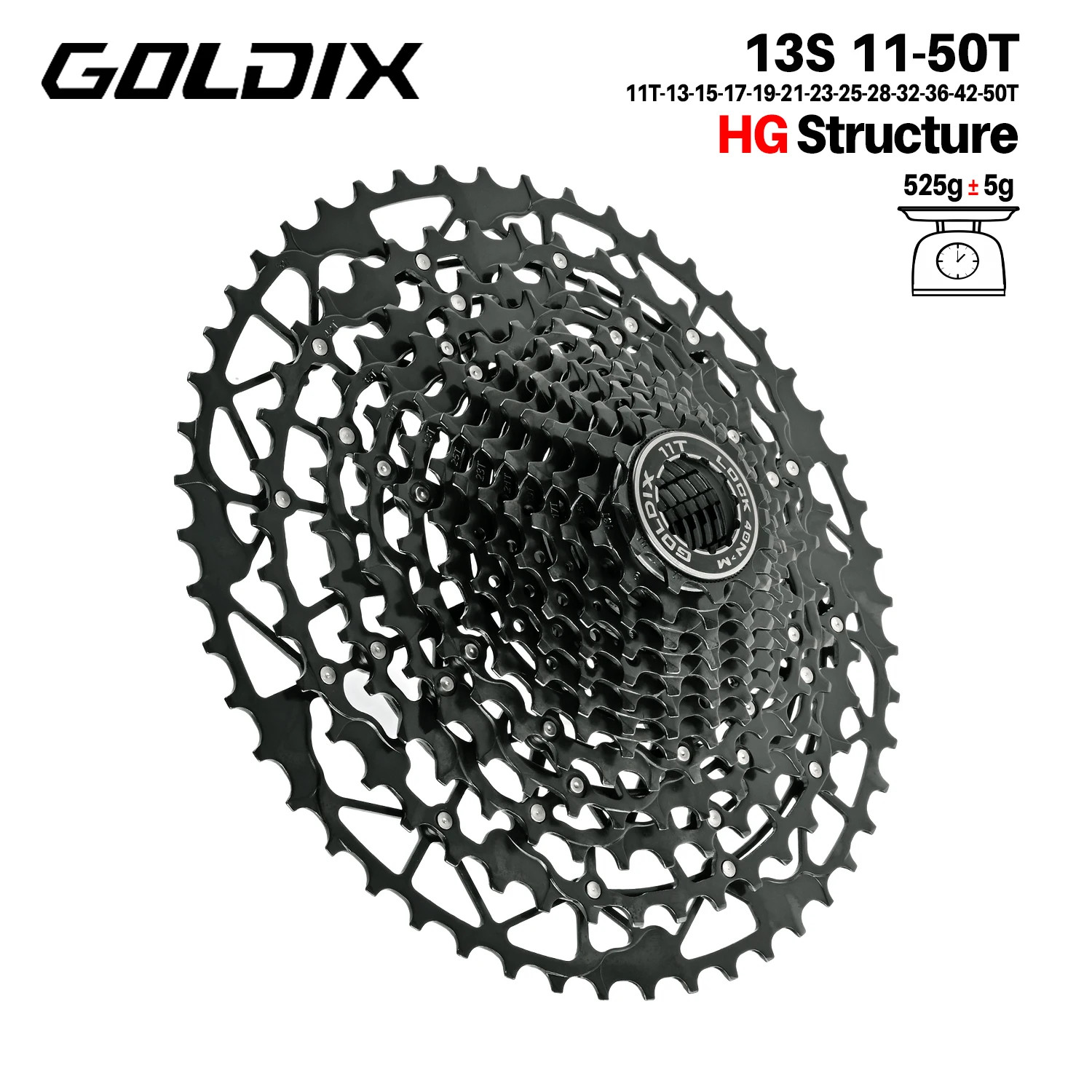 Ultralight Bicycle Cassette Freewheel Carbon Steel Material 9/10/11/12/13 Speed