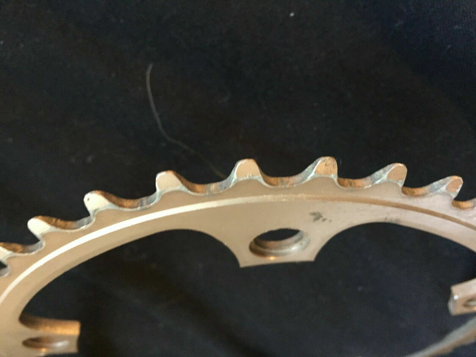 Vintage Shimano Biopace 42t bronze ano 130 BCD chainring XT 600 80s era bike