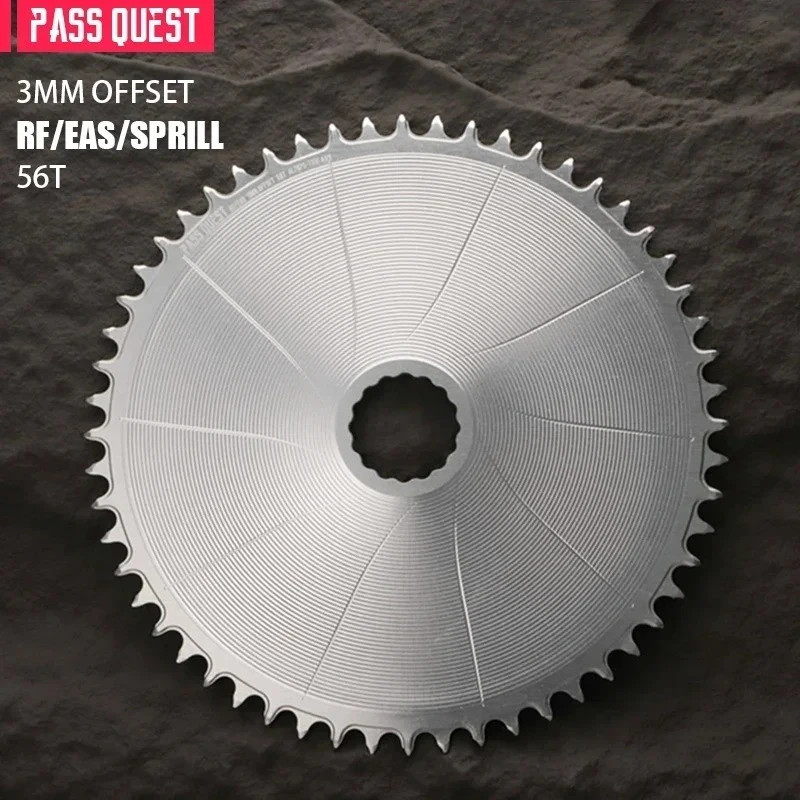 3mm Offset Direct Mounted Bicycle Chainring for Wide Narrow Teeth Chainwheel