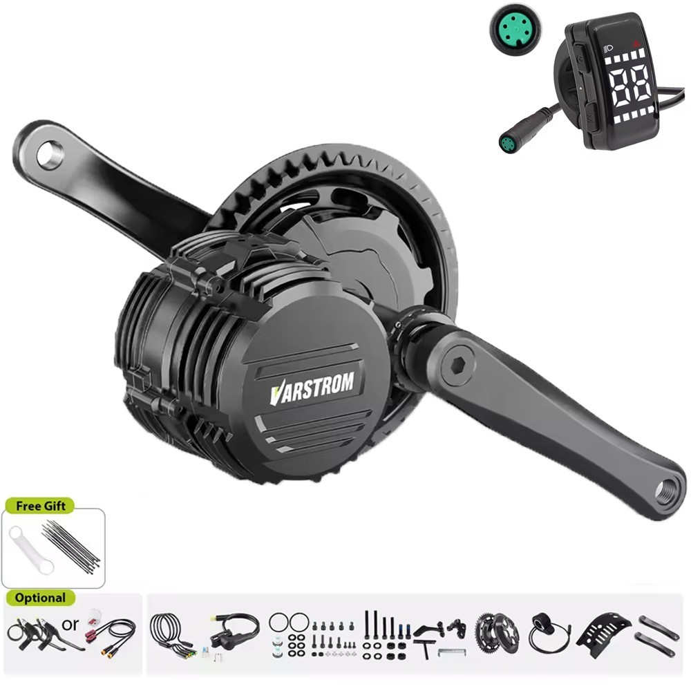 TSDZ16 48V1000W68-73mm Torque Sensor Mid Drive Motor 160N.m Ebike Conversion Kit
