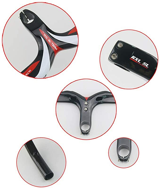 1-1/8″ Carbon Bicycle Integrated Handlebar Racing Drop Handle Bars 400/420/440mm