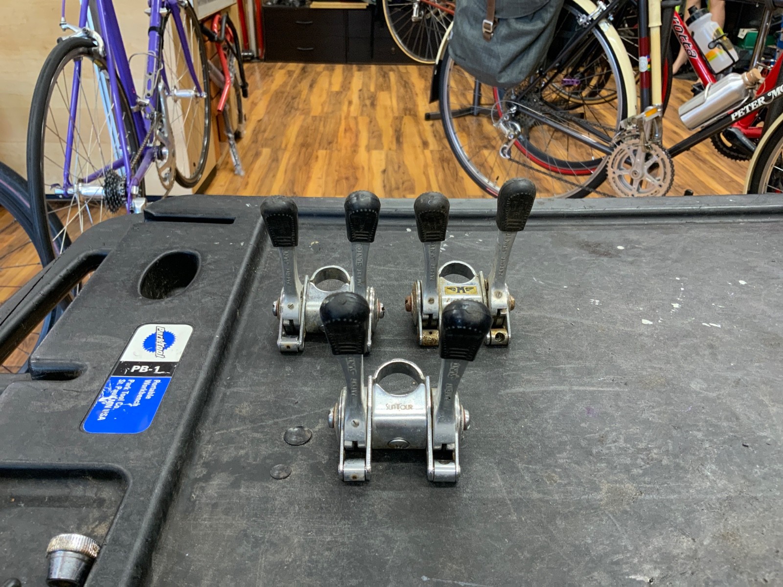 Vintage Suntour Stem Shifter Ratchet Power Shift MTB Road Touring A12 bulk