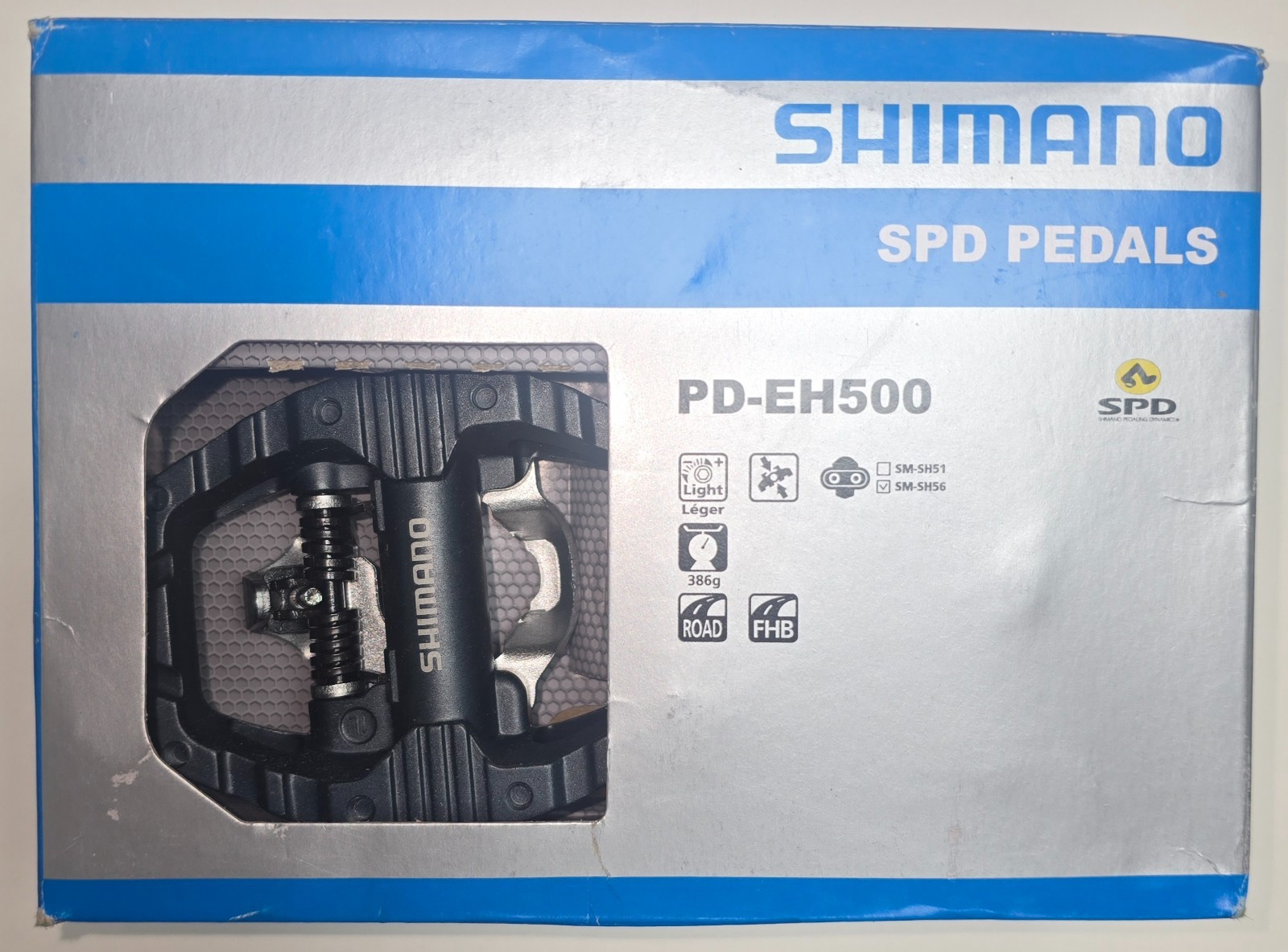 Shimano PD-EH500 SPD Platform Bike Pedals Black Dual Sided EPDEH500 New