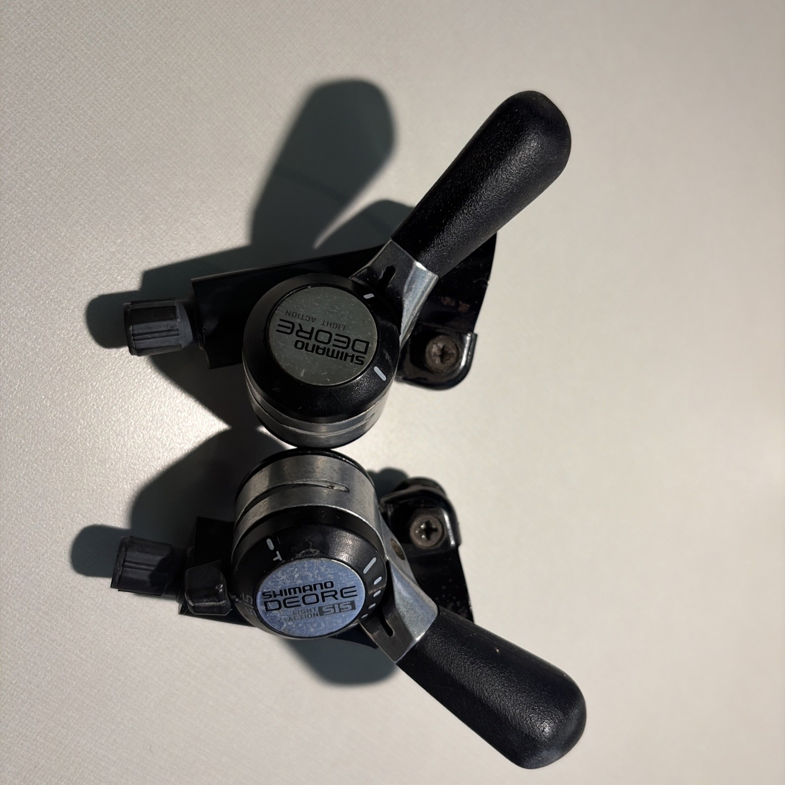 Vintage Shimano Deore SL-MT62 Thumb Shifters 6/7-Speed SIS Pair Made Japan