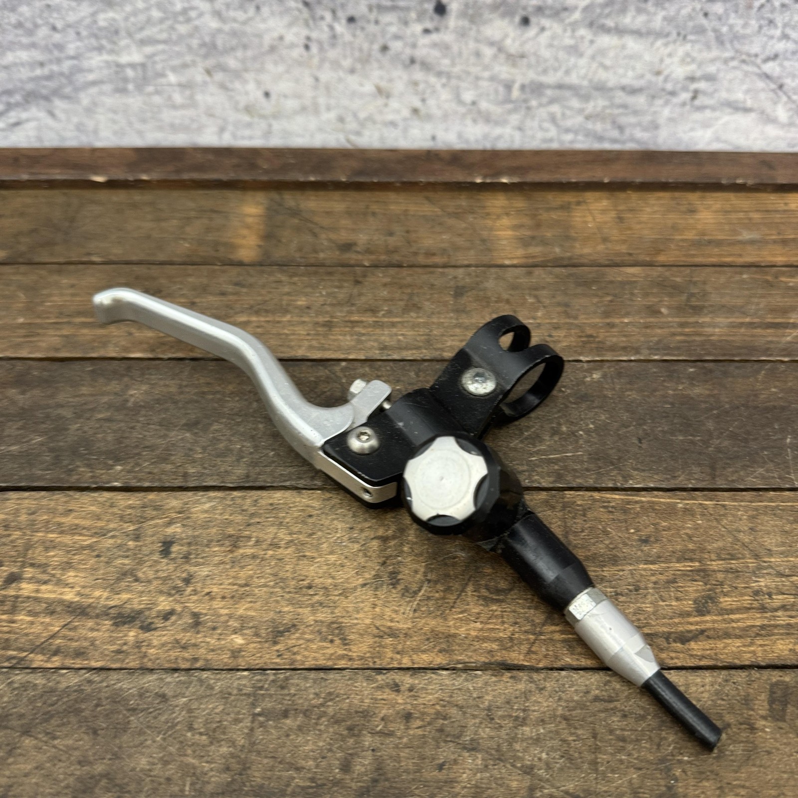 Vintage Hope Hydraulic Rim Brake Lever Black Silver 2-Finger TPA Dial Trials Par
