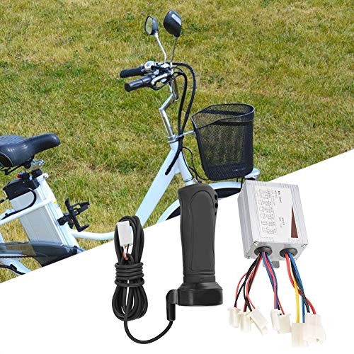 500W Motor Brushed Speed Controller & Throttle Grip for Electric Bicycle