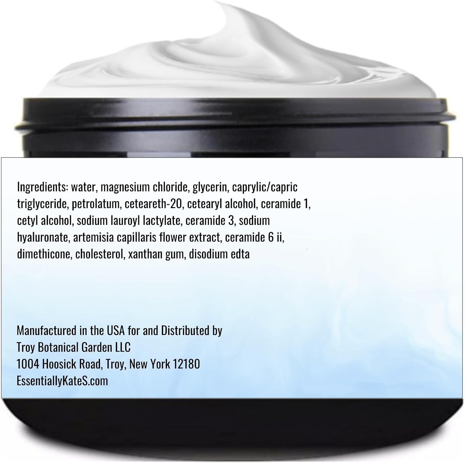 Magnesium 31% Cream Lotion 4 Fl Oz – Infused with Ceramides 1, 3, 6II and Hyalur