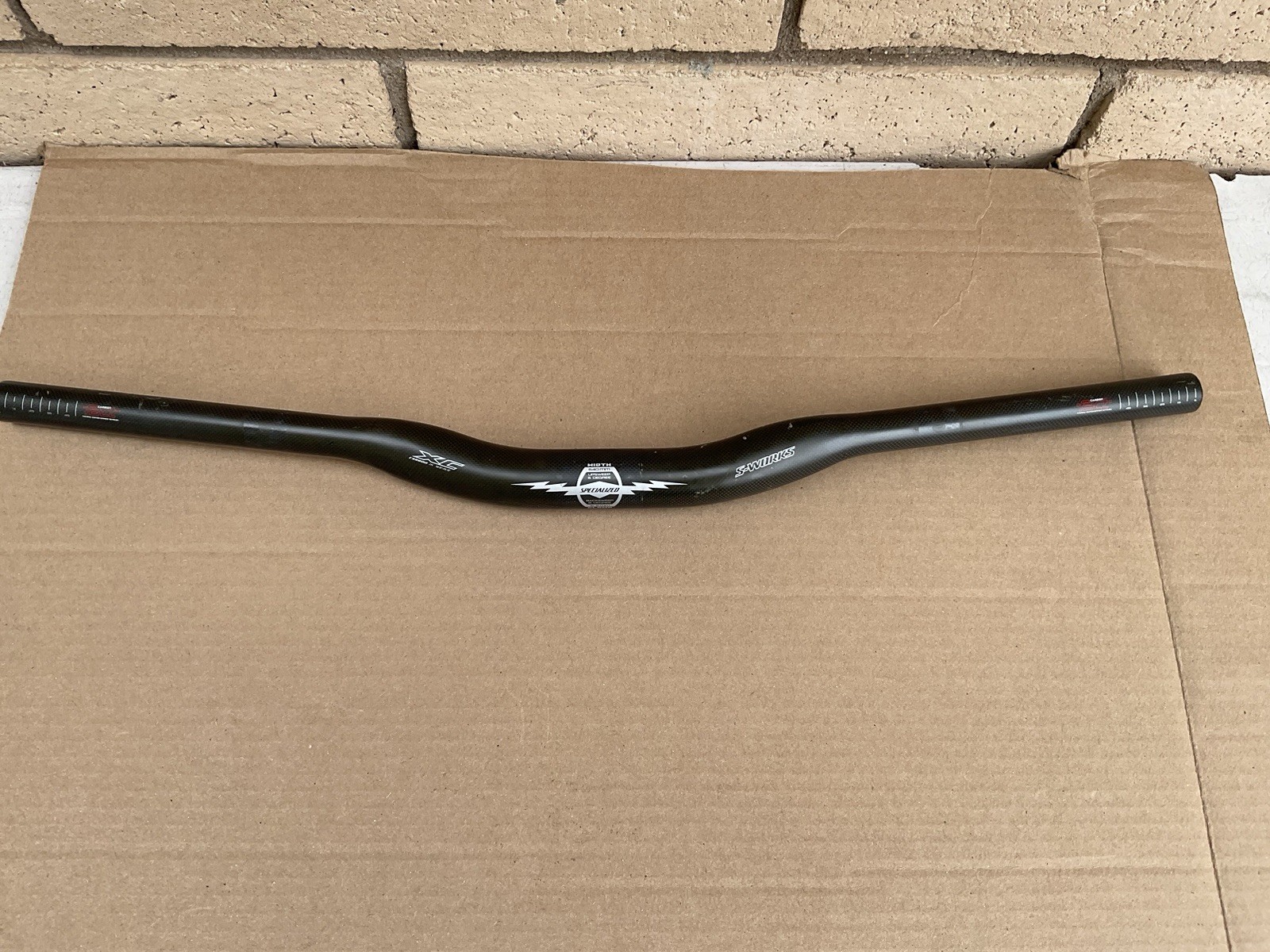 Specialized S-Works XC Carbon Handlebar 640mm 31.8mm Clamp 6° Back Sweep