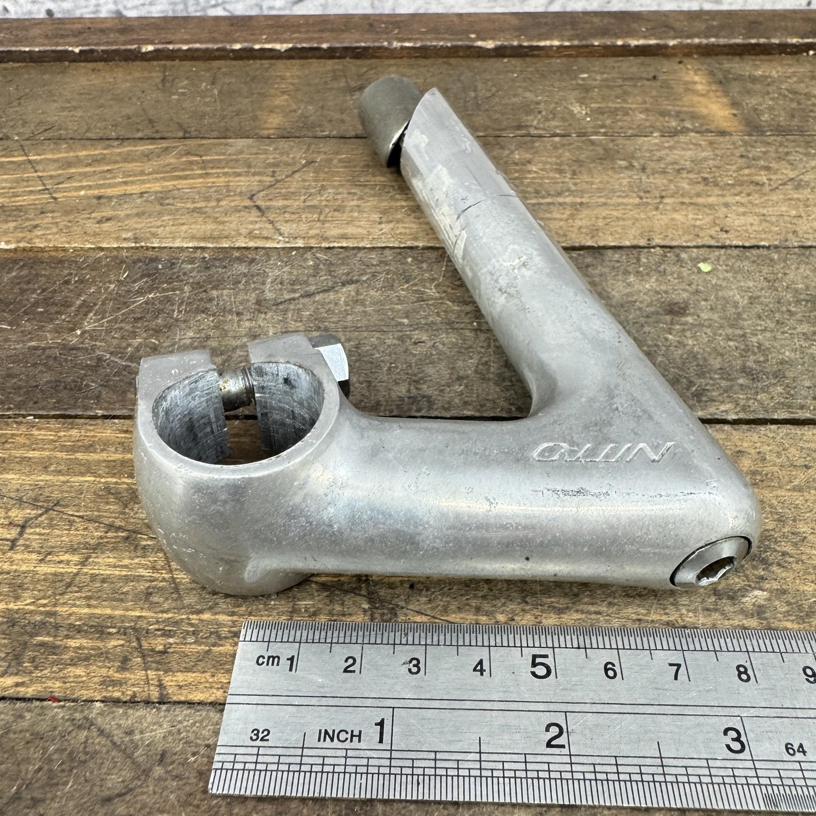 Vintage Nitto 75mm Quill Stem 25.4 Clamp 22.2 Japan Silver Alloy Road Bike
