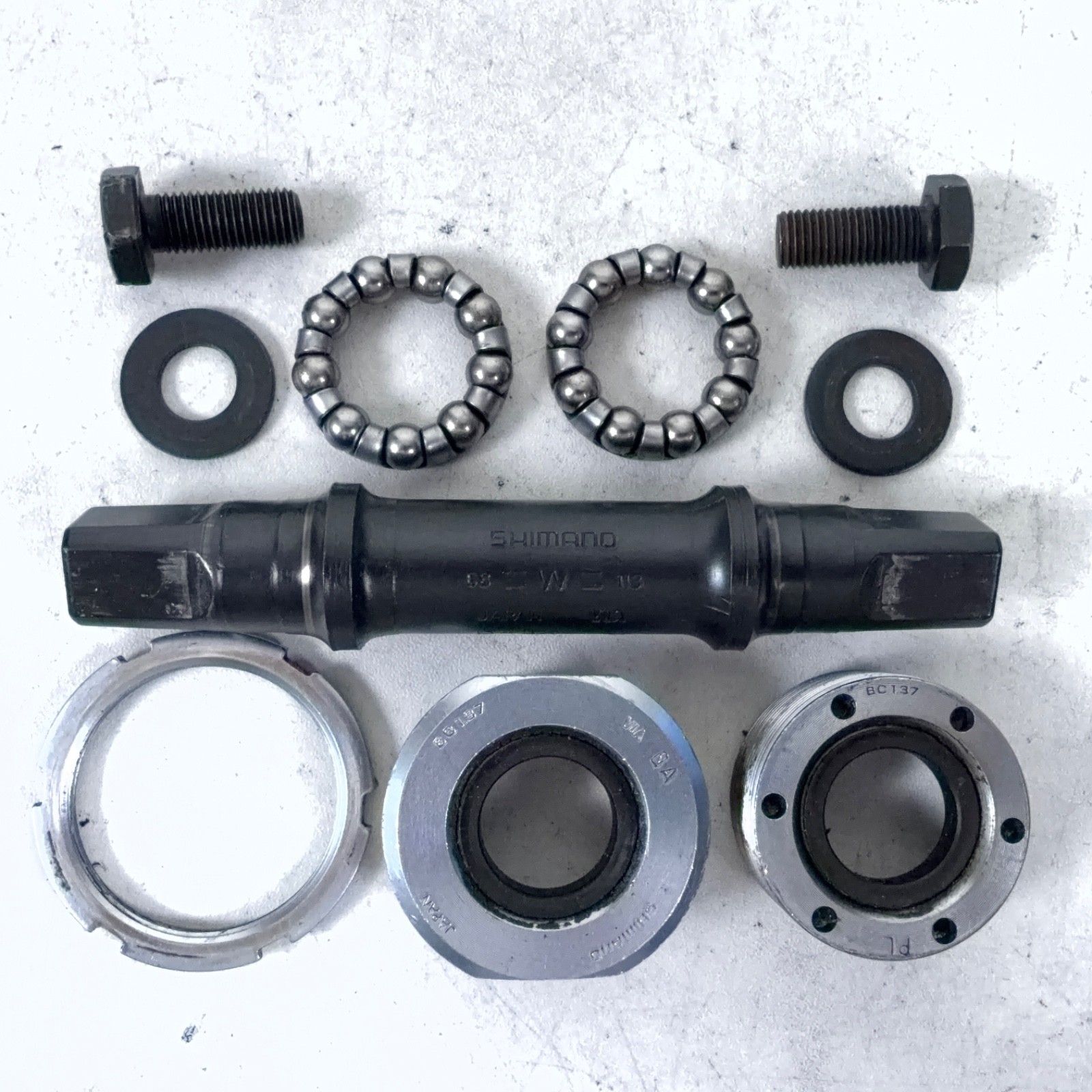 Shimano Vintage Square Taper Bottom Bracket 68-113mm English Threaded CR-MO