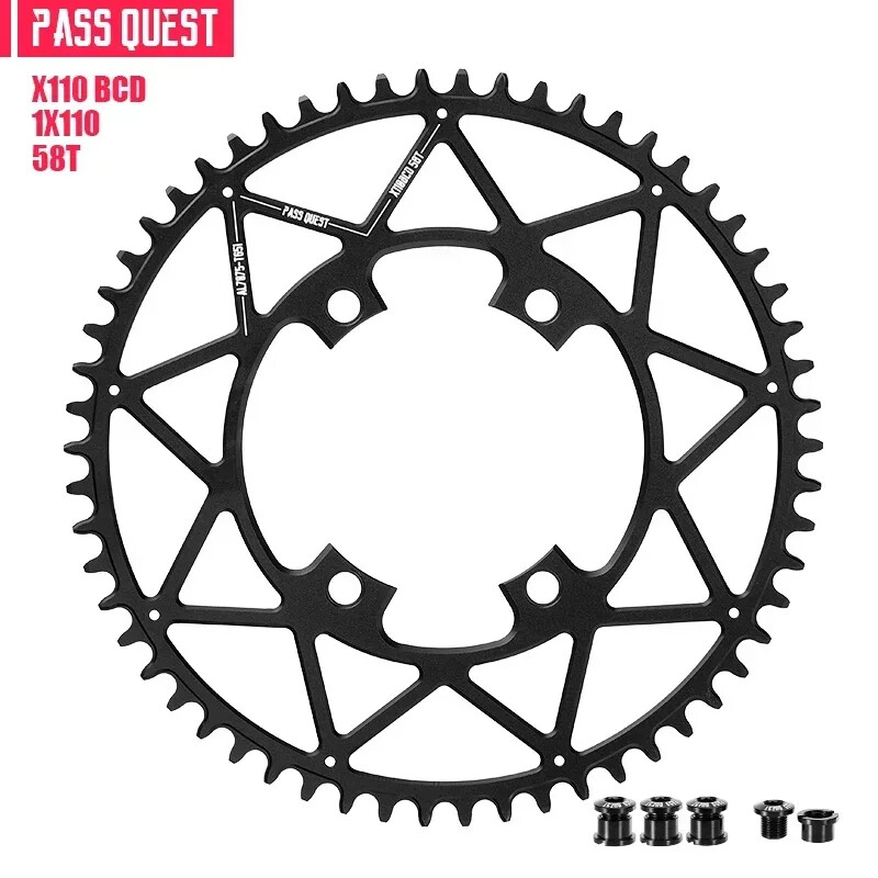 110BCD Road Bike Crankset Chainring Narrow Wide Chainwheel 36T-58T for SHIMANO