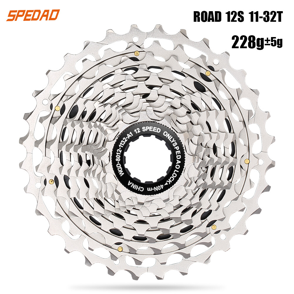 12 Speed Road Cassette 11-32T & Chain 126L Combo DLC CNC 228g for Shimano SRAM