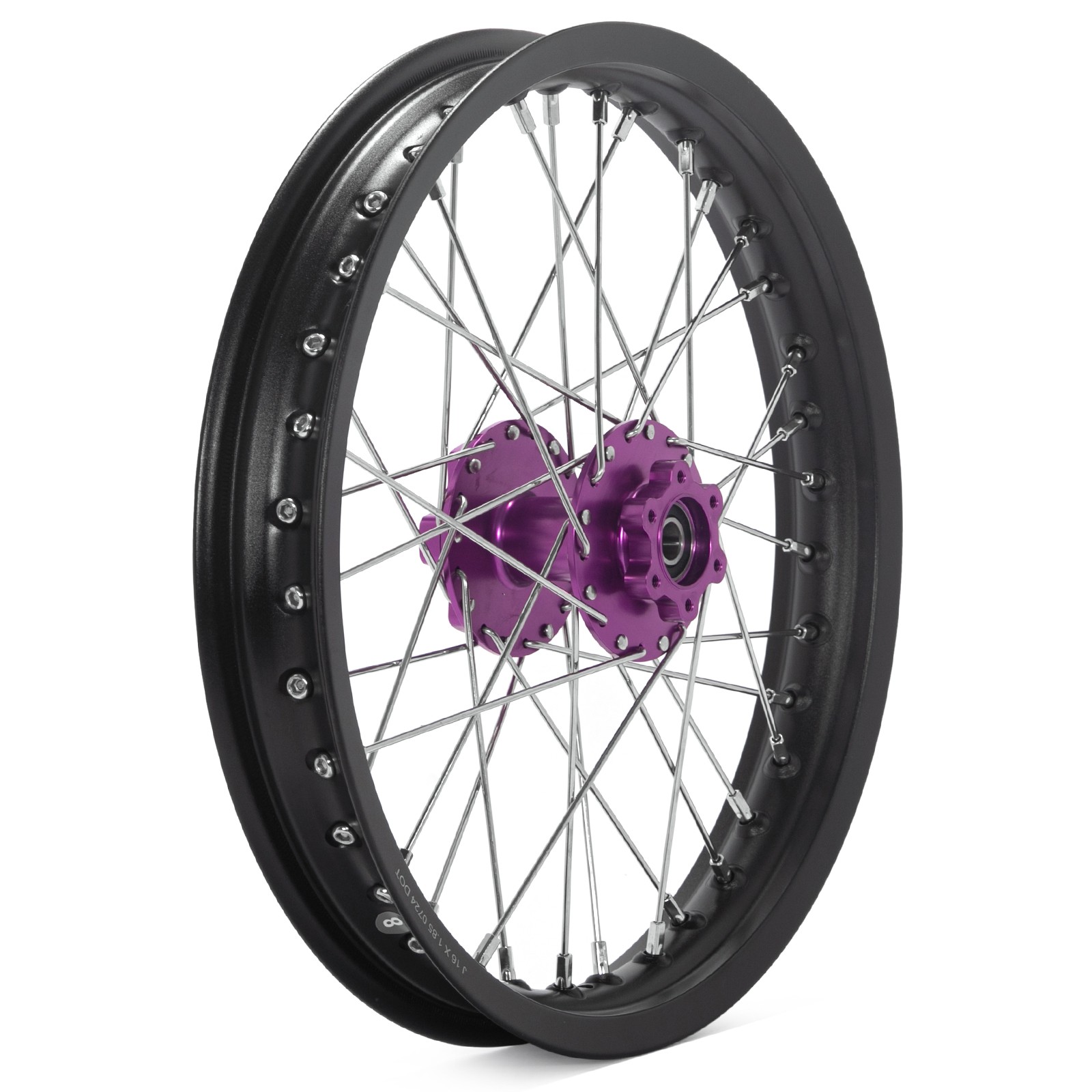 TARAZON 16″x1.85 Spoked Rear Wheel Purple Hub For SurRon Light Bee LBX Dirt Bike