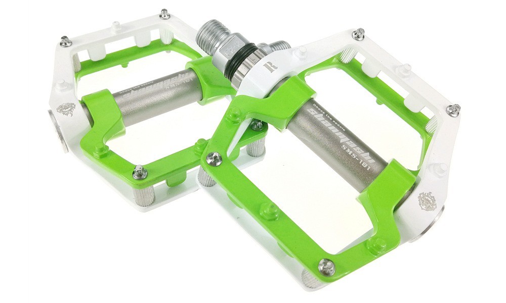 Road MTB Mountain Bike Bicycle Pedal 3 Bearing Aluminum Alloy Flat Pedals USA