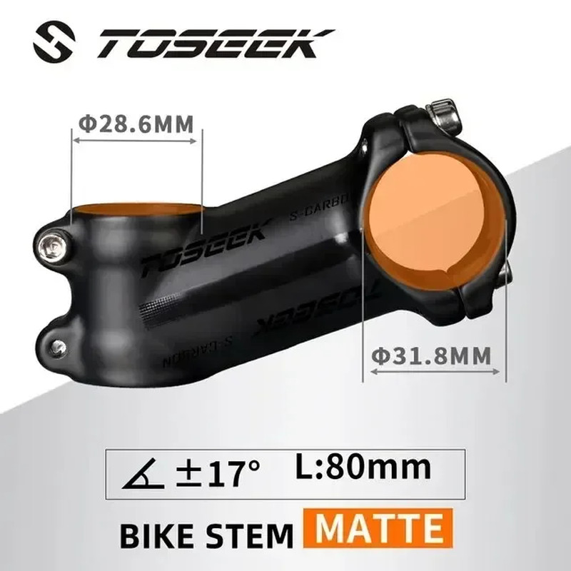 3D Forged Bike Stem 31.8mm 6° 7° 17° MTB Road Handlebar Stem 60-120mm