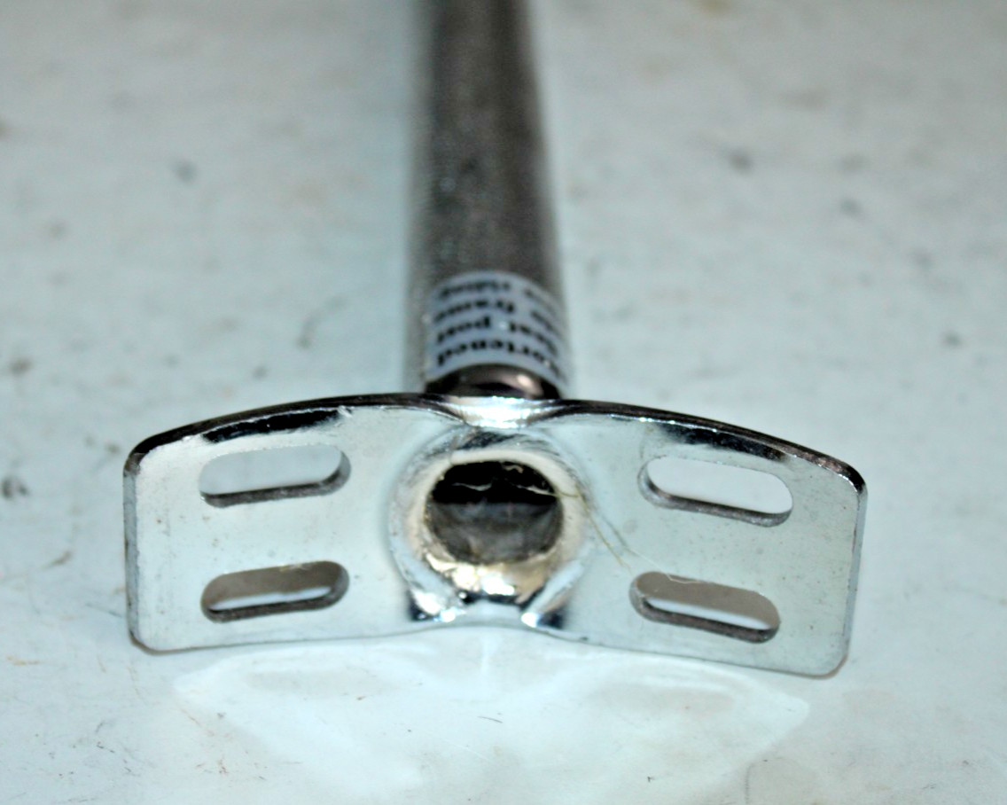 Vintage Seatpost Seat Tube 320/25.4mm 0 Offset Silver Steel Cruiser Hybrid Road~
